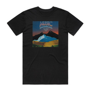 Mike Oldfield Music Wonderland Album Cover T-Shirt Black Mike Oldfield Music Wonderland Album Cover T-Shirt Black