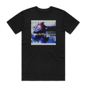 Mike Oldfield Thou Art In Heaven The Remixes Album Cover T-Shirt Black Mike Oldfield Thou Art In Heaven The Remixes Album Cover T-Shirt Black