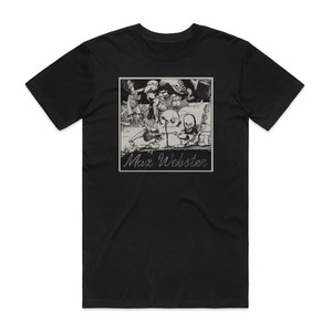 Max Webster Max Webster Album Cover T-Shirt Black Max Webster Max Webster Album Cover T-Shirt Black