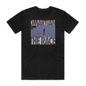 Michael Omartian The Race Album Cover T-Shirt Black Michael Omartian The Race Album Cover T-Shirt Black