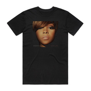 Monica New Life 1 Album Cover T-Shirt Black Monica New Life 1 Album Cover T-Shirt Black