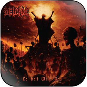 Deicide To Hell With God Album Cover Sticker Deicide To Hell With God Album Cover Sticker