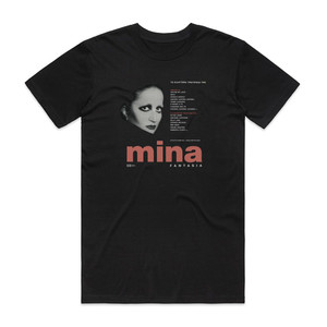 Mina Fantasia Album Cover T-Shirt Black Mina Fantasia Album Cover T-Shirt Black