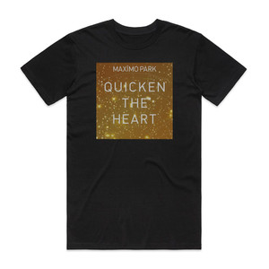 Maximo Park Quicken The Heart Album Cover T-Shirt Black Maximo Park Quicken The Heart Album Cover T-Shirt Black