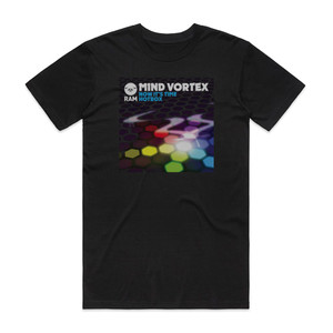 Mind Vortex Now Its Time Hotbox Album Cover T-Shirt Black Mind Vortex Now Its Time Hotbox Album Cover T-Shirt Black