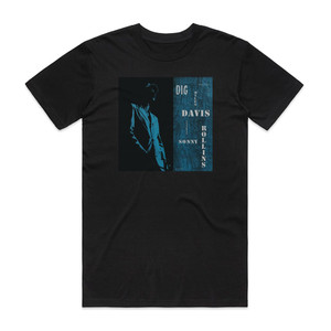 Miles Davis Dig Feat Sonny Rollins Album Cover T-Shirt Black