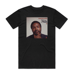 Marvin Gaye Youre The Man Album Cover T-Shirt Black