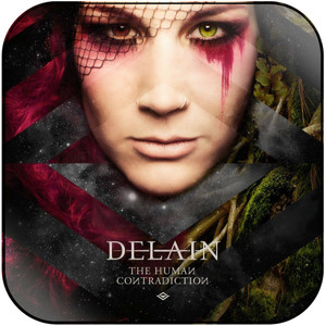 Delain The Human Contradiction Album Cover Sticker Delain The Human Contradiction Album Cover Sticker
