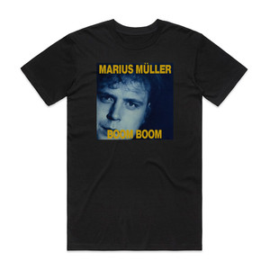 Marius Muller Boom Boom Album Cover T-Shirt Black