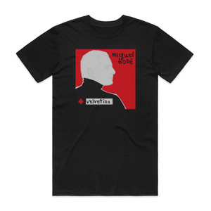 Miguel Bose Velvetina Album Cover T-Shirt Black Miguel Bose Velvetina Album Cover T-Shirt Black