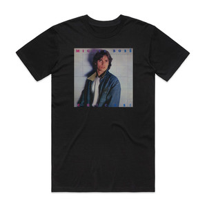 Miguel Bose Chicas Album Cover T-Shirt Black Miguel Bose Chicas Album Cover T-Shirt Black