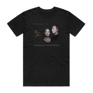 Moya Brennan Affinity Album Cover T-Shirt Black Moya Brennan Affinity Album Cover T-Shirt Black
