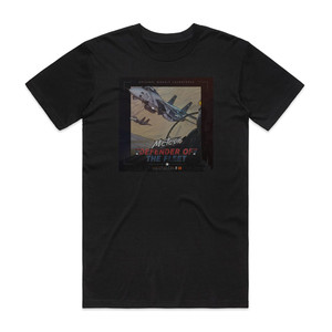 Meteor Defender Of The Fleet Heatblur F 14 Original Soundtrack Album Cover T-Shirt Black Meteor Defender Of The Fleet Heatblur F 14 Original Soundtrack Album Cover T-Shirt Black