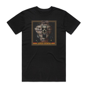 Meteor Inner Demon Album Cover T-Shirt Black Meteor Inner Demon Album Cover T-Shirt Black