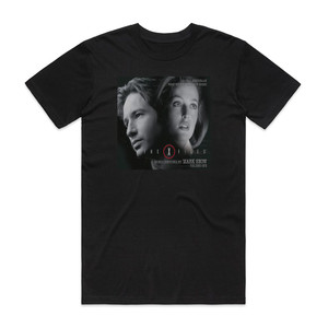 Mark Snow The X Files Volume One 1 Album Cover T-Shirt Black Mark Snow The X Files Volume One 1 Album Cover T-Shirt Black