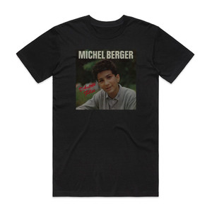 Michel Berger Dautres Filles Album Cover T-Shirt Black Michel Berger Dautres Filles Album Cover T-Shirt Black