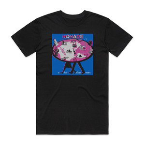 Monade A Few Steps More Album Cover T-Shirt Black Monade A Few Steps More Album Cover T-Shirt Black