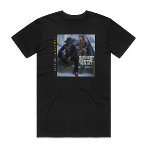 Montgomery Gentry Tattoos Scars Album Cover T-Shirt Black Montgomery Gentry Tattoos Scars Album Cover T-Shirt Black