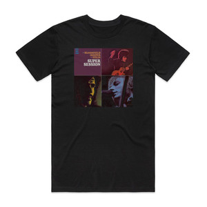 Mike Bloomfield Super Session Album Cover T-Shirt Black Mike Bloomfield Super Session Album Cover T-Shirt Black