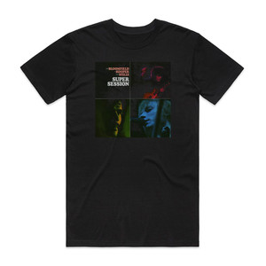 Mike Bloomfield Super Session 1 Album Cover T-Shirt Black Mike Bloomfield Super Session 1 Album Cover T-Shirt Black
