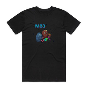 M83 Junk Album Cover T-Shirt Black M83 Junk Album Cover T-Shirt Black