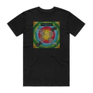 Marillion Living In F E A R Album Cover T-Shirt Black Marillion Living In F E A R Album Cover T-Shirt Black