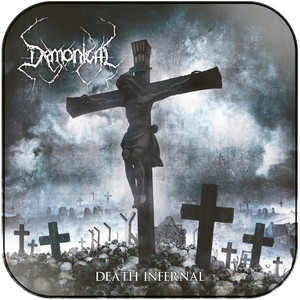 Demonical Death Infernal Album Cover Sticker Demonical Death Infernal Album Cover Sticker