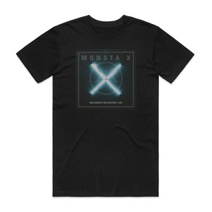 MONSTA X The Clan Part1 Lost Album Cover T-Shirt Black MONSTA X The Clan Part1 Lost Album Cover T-Shirt Black
