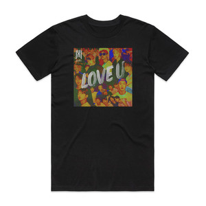MONSTA X Love U Album Cover T-Shirt Black MONSTA X Love U Album Cover T-Shirt Black