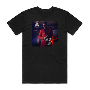Maluma Felices Los 4 Album Cover T-Shirt Black Maluma Felices Los 4 Album Cover T-Shirt Black
