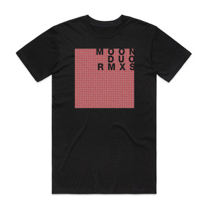 Moon Duo Mazes Remixed Album Cover T-Shirt Black