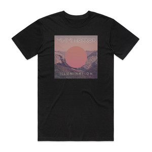 Miami Horror Illumination Remix Disc Album Cover T-Shirt Black