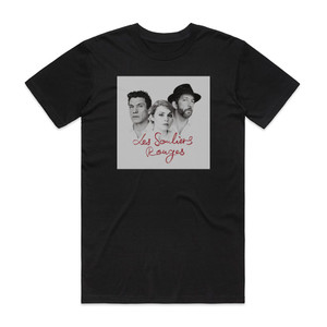Marc Lavoine Les Souliers Rouges Album Cover T-Shirt Black Marc Lavoine Les Souliers Rouges Album Cover T-Shirt Black