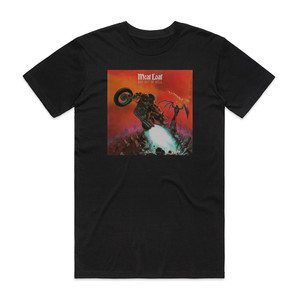 Meat Loaf Bat Out Of Hell 2 Album Cover T-Shirt Black Meat Loaf Bat Out Of Hell 2 Album Cover T-Shirt Black