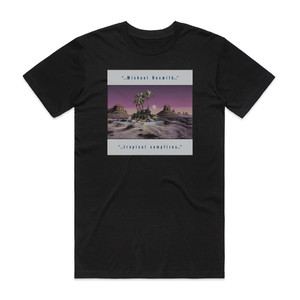 Michael Nesmith Tropical Campfires Album Cover T-Shirt Black Michael Nesmith Tropical Campfires Album Cover T-Shirt Black