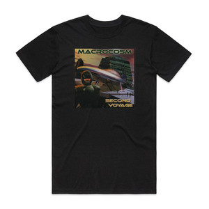 Macrocosm Second Voyage Album Cover T-Shirt Black Macrocosm Second Voyage Album Cover T-Shirt Black