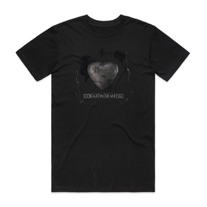 manny montes Corazn De Metal Album Cover T-Shirt Black