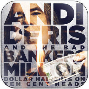 Andi Deris Million Dollar Haircuts On Ten Cent Heads Album Cover Sticker Andi Deris Million Dollar Haircuts On Ten Cent Heads Album Cover Sticker