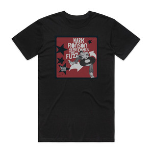 Mark Ronson Here Comes The Fuzz Album Cover T-Shirt Black
