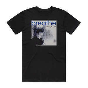 Midge Ure Breathe Album Cover T-Shirt Black Midge Ure Breathe Album Cover T-Shirt Black
