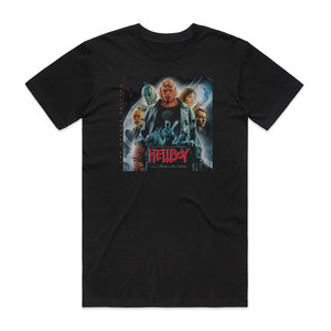 Marco Beltrami Hellboy 1 Album Cover T-Shirt Black Marco Beltrami Hellboy 1 Album Cover T-Shirt Black