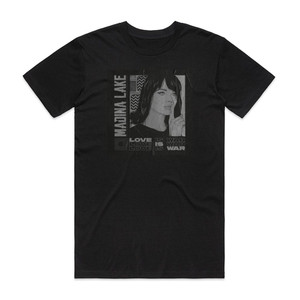 Madina Lake Love Is War Album Cover T-Shirt Black Madina Lake Love Is War Album Cover T-Shirt Black