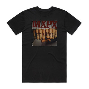 MxPx Lets Rock Album Cover T-Shirt Black MxPx Lets Rock Album Cover T-Shirt Black