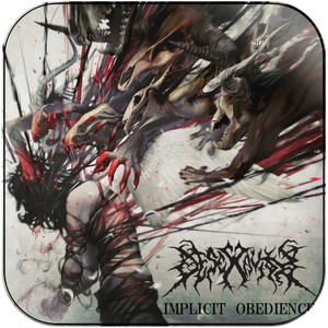 Desecravity Implicit Obedience Album Cover Sticker