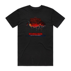 Michael Stein Stranger Things Halloween Sounds From The Upside Down A Netf Album Cover T-Shirt Black