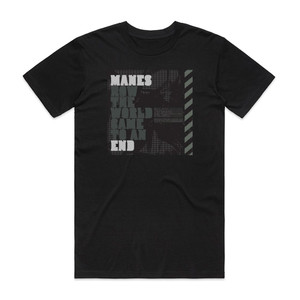 Manes How The World Came To An End Album Cover T-Shirt Black