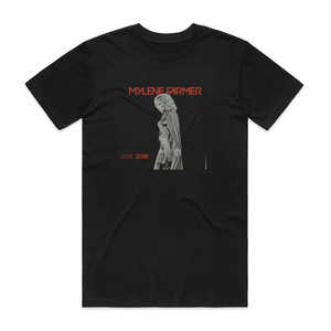 Mylene Farmer Live 2019 Album Cover T-Shirt Black Mylene Farmer Live 2019 Album Cover T-Shirt Black