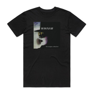 Maanam The Singles Collection Album Cover T-Shirt Black Maanam The Singles Collection Album Cover T-Shirt Black