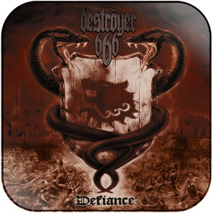 Destroyer 666 Defiance-2 Album Cover Sticker