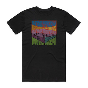 Megafaun Heretofore Album Cover T-Shirt Black Megafaun Heretofore Album Cover T-Shirt Black